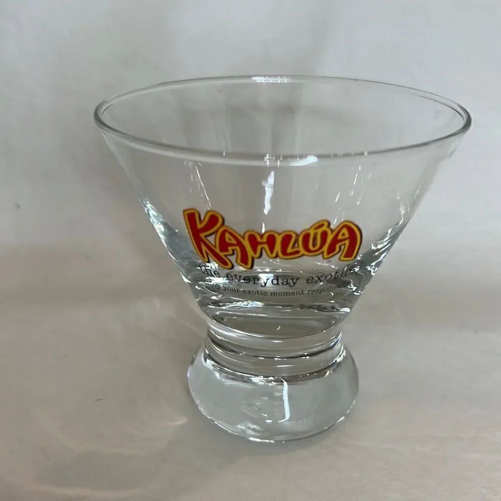 Kahlua Glass 8 Oz The Everyday Exotic Coffee Rum Liquor Bar Drinking Mexico
